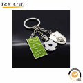 Keychain en métal de haute qualité de cadeau promotionnel pour la pièce de chariot à achats